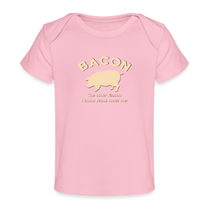 Bacon - Organic Baby T-Shirt - light pink