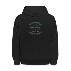 May the Road Rise Up to Meet You - Kids' Hoodie - black