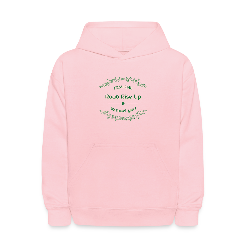 May the Road Rise Up to Meet You - Kids' Hoodie - pink