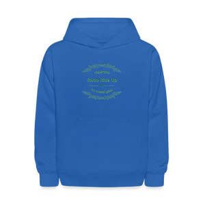 May the Road Rise Up to Meet You - Kids' Hoodie - royal blue