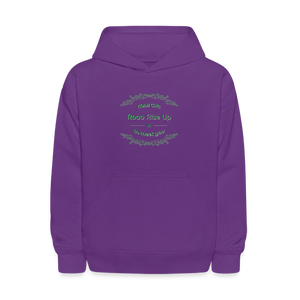 May the Road Rise Up to Meet You - Kids' Hoodie - purple