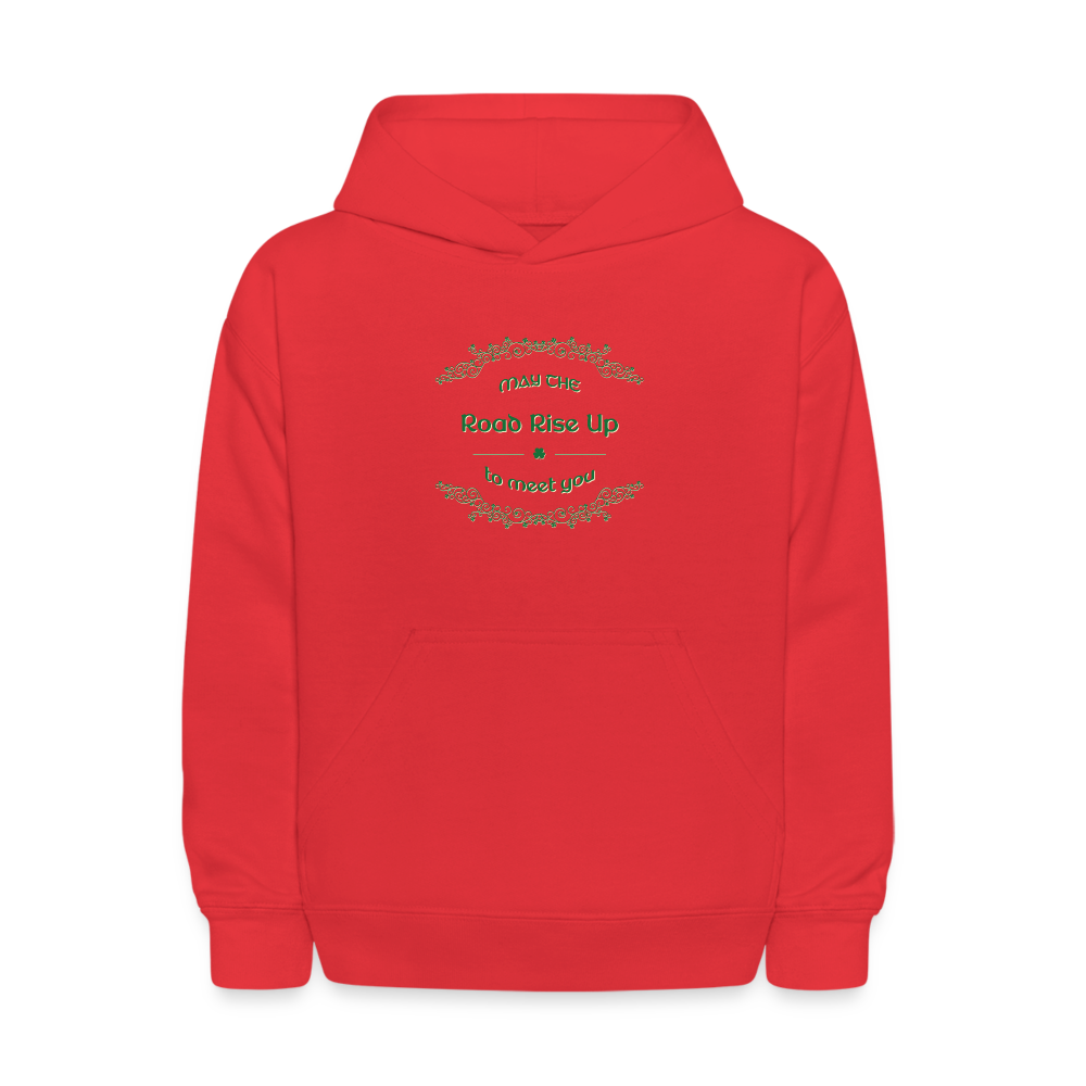 May the Road Rise Up to Meet You - Kids' Hoodie - red