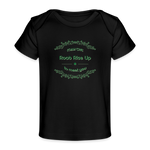 May the Road Rise Up to Meet You - Organic Baby T-Shirt - black