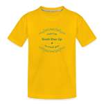 May the Road Rise Up to Meet You - Toddler Premium T-Shirt - sun yellow