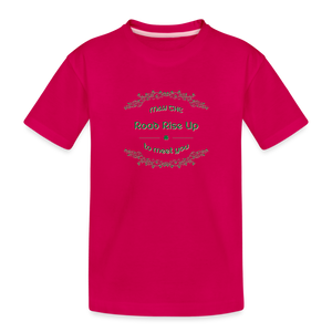May the Road Rise Up to Meet You - Toddler Premium T-Shirt - dark pink