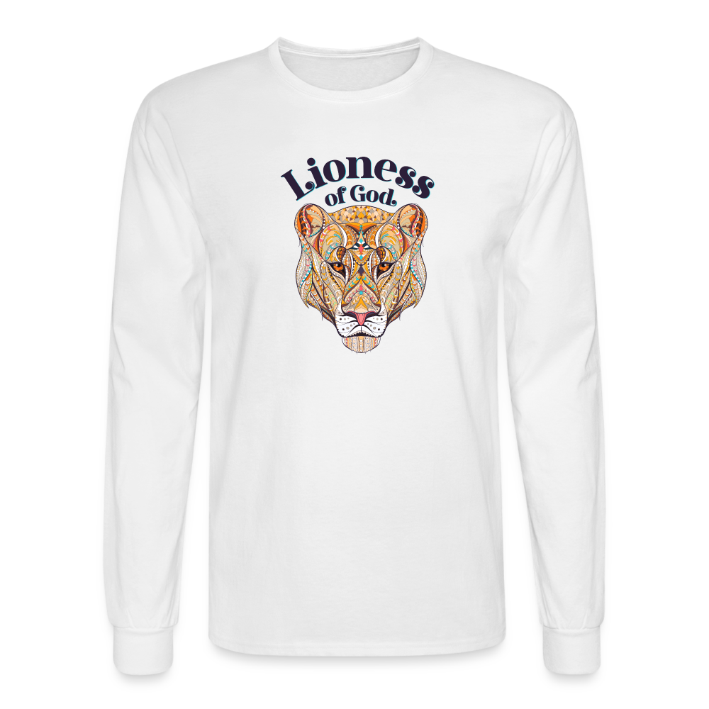 Lioness of God - Unisex Long Sleeve T-Shirt - white