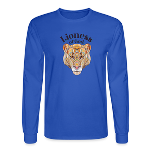 Lioness of God - Unisex Long Sleeve T-Shirt - royal blue