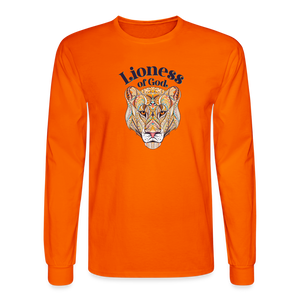 Lioness of God - Unisex Long Sleeve T-Shirt - orange