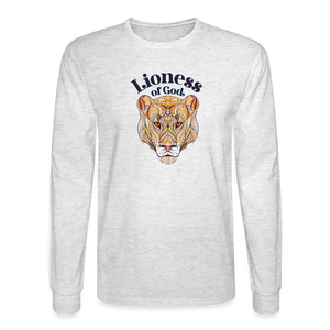 Lioness of God - Unisex Long Sleeve T-Shirt - light heather gray