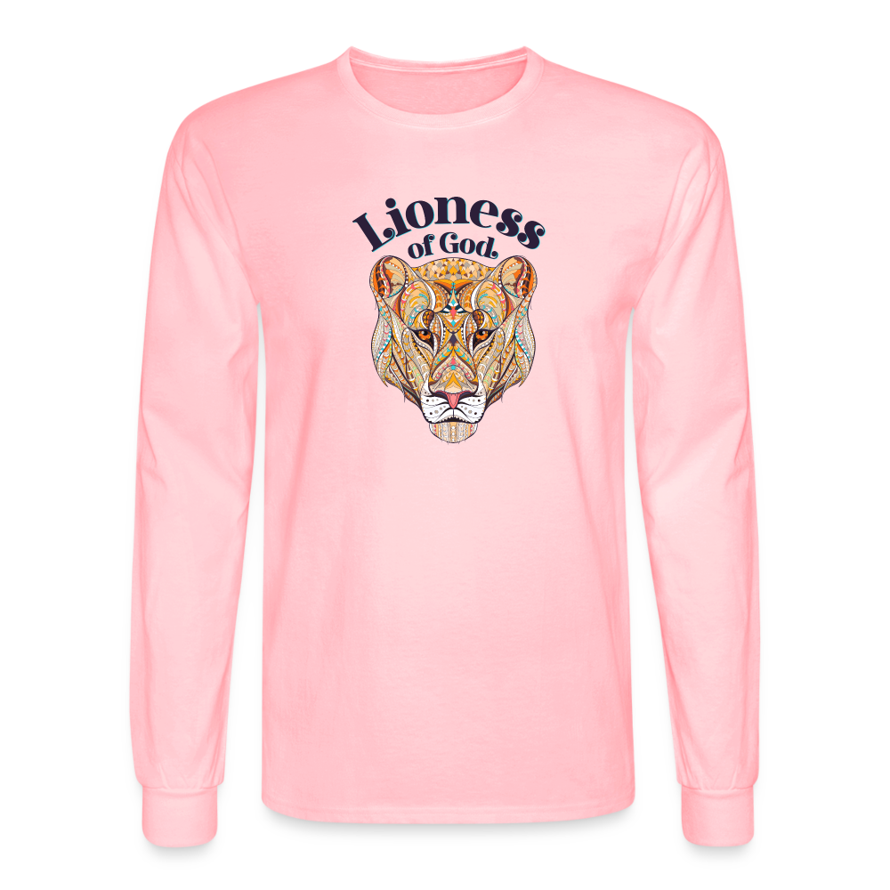 Lioness of God - Unisex Long Sleeve T-Shirt - pink