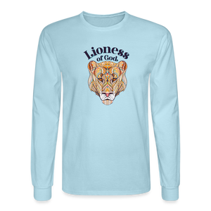 Lioness of God - Unisex Long Sleeve T-Shirt - powder blue