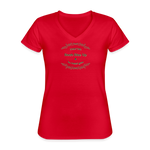 May the Road Rise Up to Meet You - Women's V-Neck T-Shirt - red