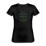 May the Road Rise Up to Meet You - Women's V-Neck T-Shirt - black