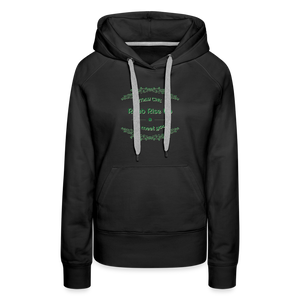 May the Road Rise Up to Meet You - Women’s Premium Hoodie - black