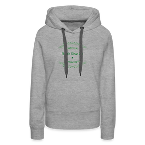 May the Road Rise Up to Meet You - Women’s Premium Hoodie - heather grey