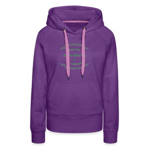 May the Road Rise Up to Meet You - Women’s Premium Hoodie - purple