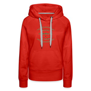 May the Road Rise Up to Meet You - Women’s Premium Hoodie - red