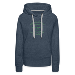 May the Road Rise Up to Meet You - Women’s Premium Hoodie - heather denim