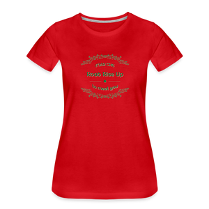 May the Road Rise Up to Meet You - Women’s Premium T-Shirt - red