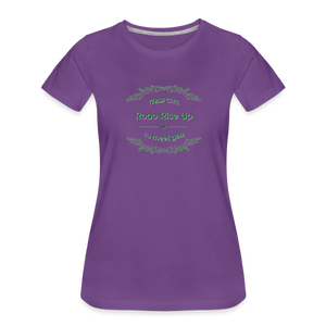 May the Road Rise Up to Meet You - Women’s Premium T-Shirt - purple