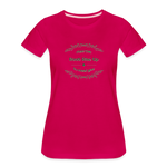 May the Road Rise Up to Meet You - Women’s Premium T-Shirt - dark pink