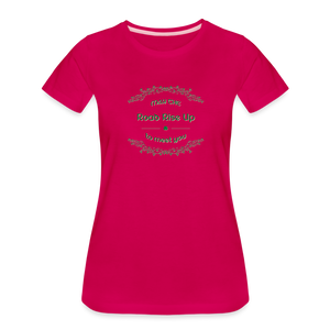 May the Road Rise Up to Meet You - Women’s Premium T-Shirt - dark pink