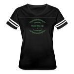 May the Road Rise Up to Meet You - Women’s Vintage Sport T-Shirt - black/white