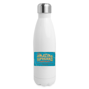 Amazing Superhero - Insulated Stainless Steel Water Bottle - white