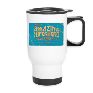 Amazing Superhero - Travel Mug - white