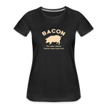 Bacon - Women’s Premium Organic T-Shirt - black