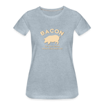 Bacon - Women’s Premium T-Shirt - heather ice blue