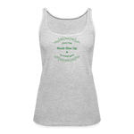 May the Road Rise Up to Meet You - Women’s Premium Tank Top - heather gray