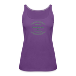 May the Road Rise Up to Meet You - Women’s Premium Tank Top - purple