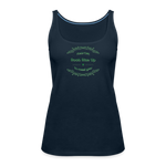 May the Road Rise Up to Meet You - Women’s Premium Tank Top - deep navy