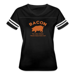 Bacon - Women’s Vintage Sport T-Shirt - black/white