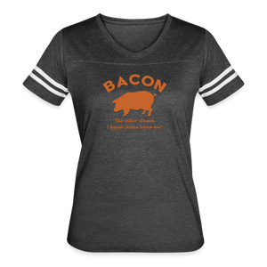 Bacon - Women’s Vintage Sport T-Shirt - vintage smoke/white