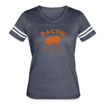 Bacon - Women’s Vintage Sport T-Shirt - vintage navy/white