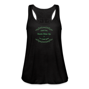 May the Road Rise Up to Meet You - Women's Flowy Tank Top - black