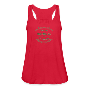 May the Road Rise Up to Meet You - Women's Flowy Tank Top - red