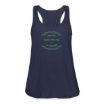 May the Road Rise Up to Meet You - Women's Flowy Tank Top - navy