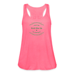 May the Road Rise Up to Meet You - Women's Flowy Tank Top - neon pink
