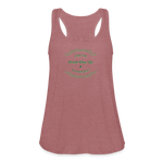 May the Road Rise Up to Meet You - Women's Flowy Tank Top - mauve