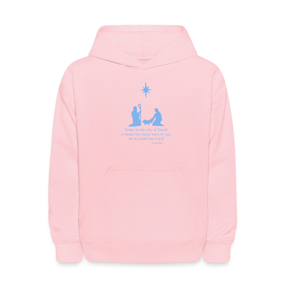 A Savior Has Been Born - Kids' Hoodie - pink