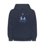 A Savior Has Been Born - Kids' Hoodie - navy