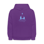 A Savior Has Been Born - Kids' Hoodie - purple