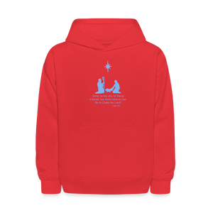 A Savior Has Been Born - Kids' Hoodie - red