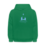 A Savior Has Been Born - Kids' Hoodie - kelly green