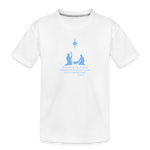 A Savior Has Been Born - Toddler Premium Organic T-Shirt - white