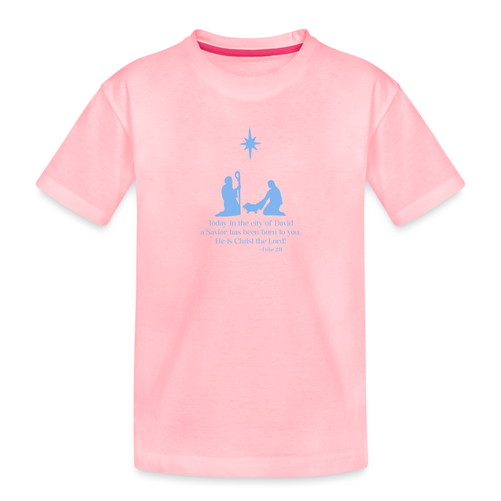A Savior Has Been Born - Toddler Premium T-Shirt - pink