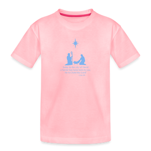 A Savior Has Been Born - Toddler Premium T-Shirt - pink